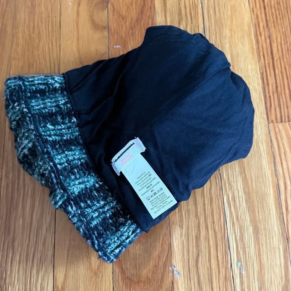 Free People Pom Party Reflective Beanie